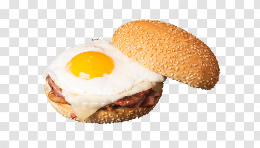 Breakfast Sandwich Cheeseburger Hamburger Fast Food Slider - Hot Dog Transparent PNG