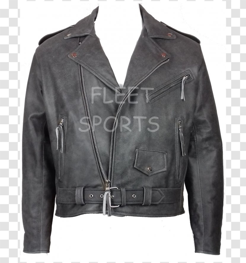 The Black Leather Jacket Hoodie Flight - I Spiewak Sons Transparent PNG
