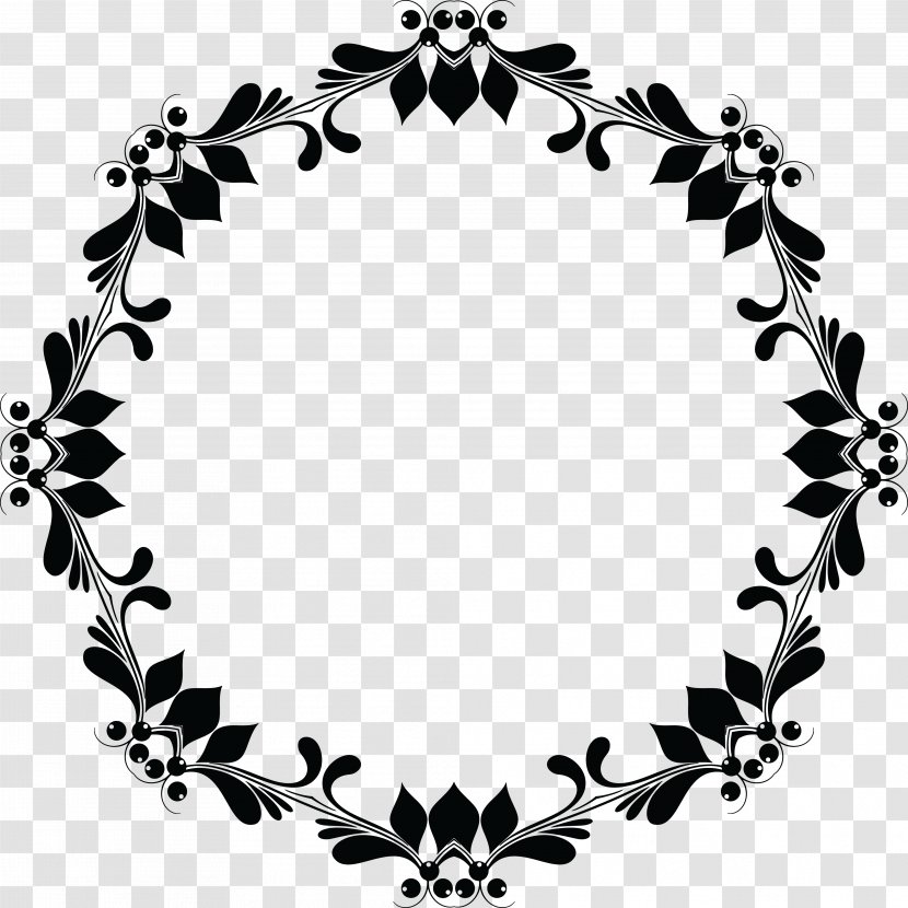 Flower Picture Frames Black And White Clip Art - Flora - Broccoli Transparent PNG