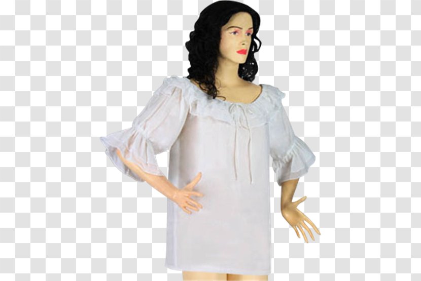 Shoulder Blouse Sleeve Dress Costume Transparent PNG