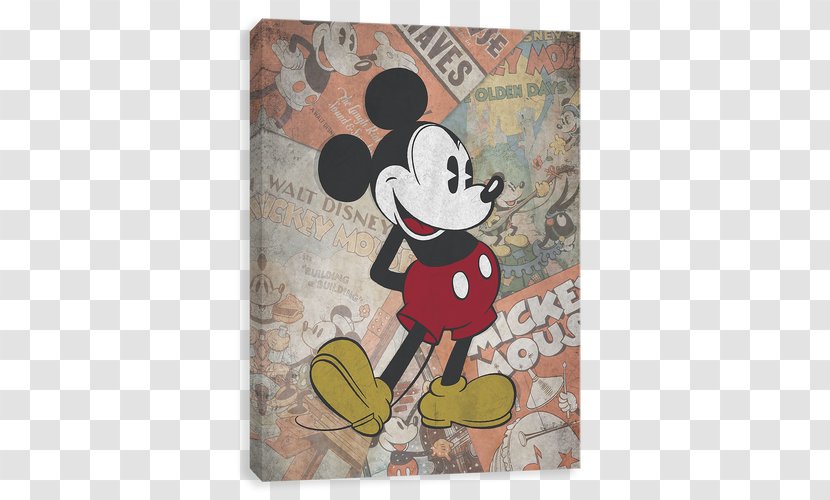 Mickey Mouse Minnie Art The Walt Disney Company - Vintage Transparent PNG