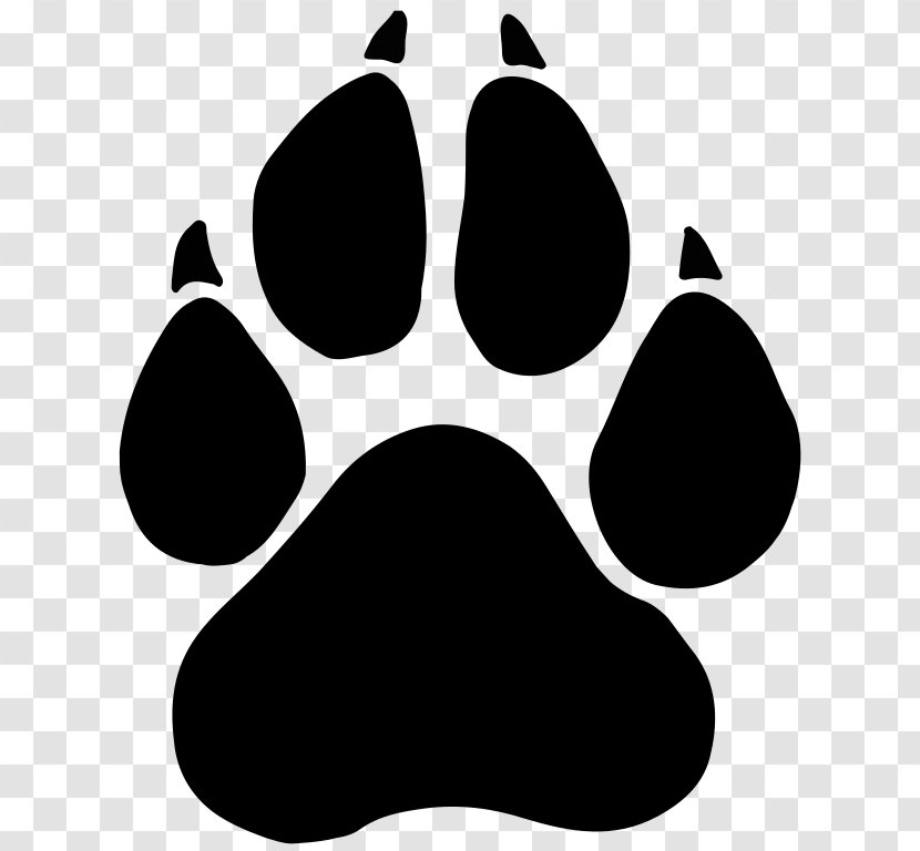 Black Panther Paw Dog Tiger Clip Art - Pawpaw Transparent PNG