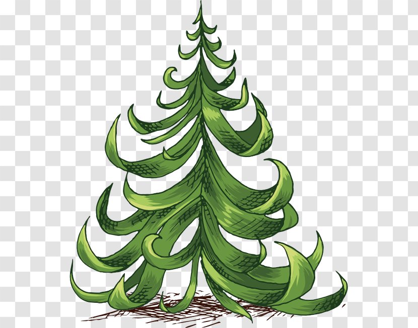 Christmas Tree New Year - Conifer - Green Transparent PNG