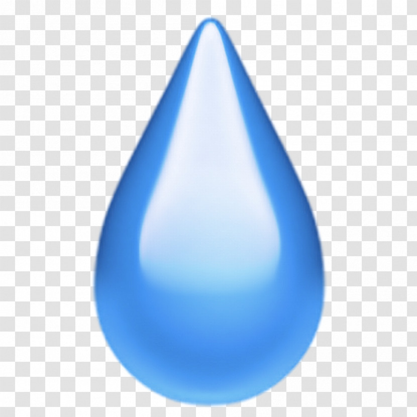 Blue Drop Cobalt Blue Water Electric Blue Transparent PNG