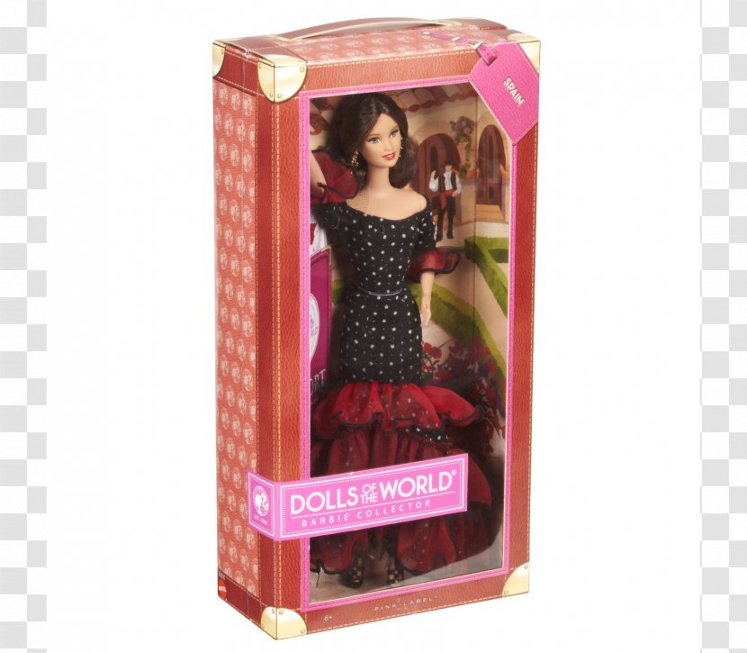 Spain Barbie Doll France Amazon.com - Dress Transparent PNG