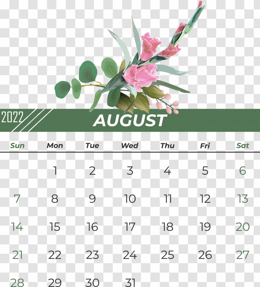 Calendar Font Flower Meter Transparent PNG