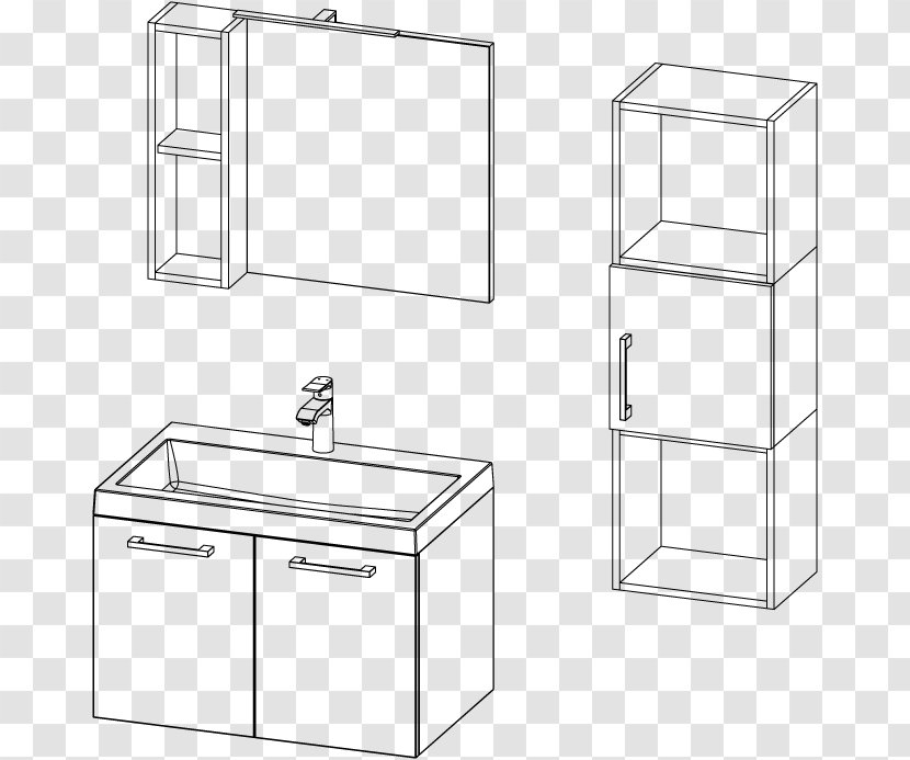 Drawing Line Bathroom - Area - Design Transparent PNG