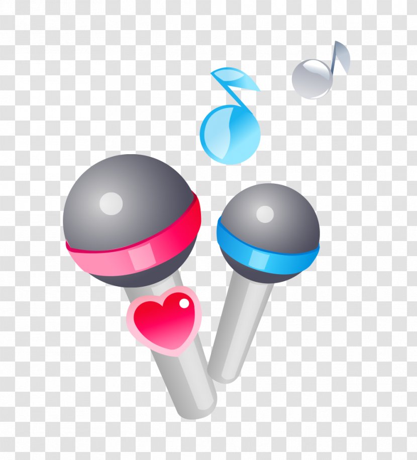 Microphone Icon - Flower - Color Transparent PNG