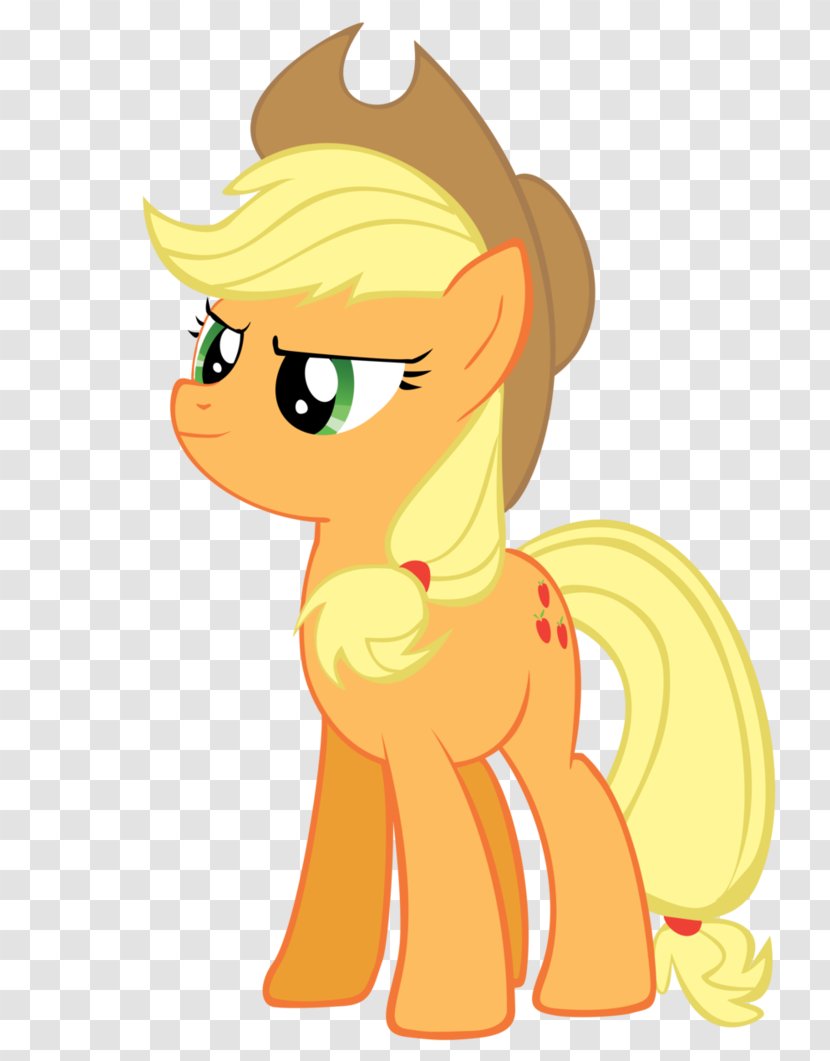 Applejack Pony Pinkie Pie Rarity Rainbow Dash - Mythical Creature - Butter Transparent PNG