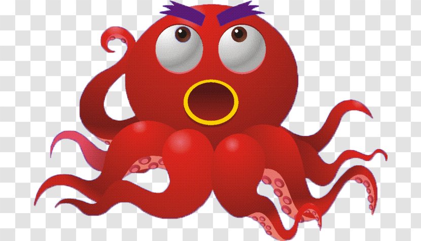 Octopus Cartoon Drawing Clip Art - Tree - Heart Transparent PNG