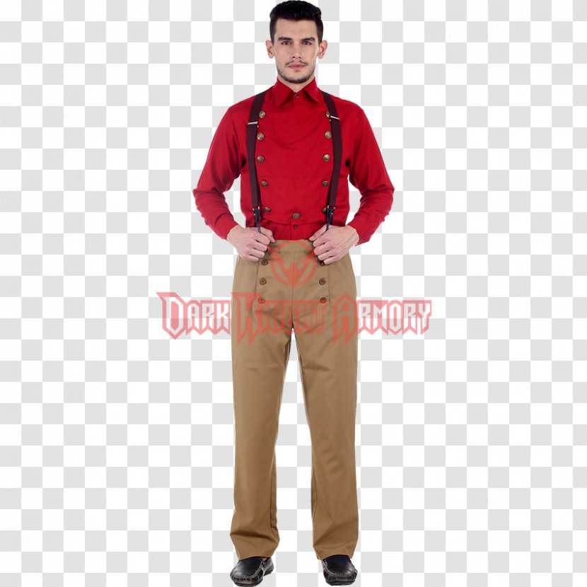 Pants Steampunk Costume Button Victorian Era - Pocket Transparent PNG