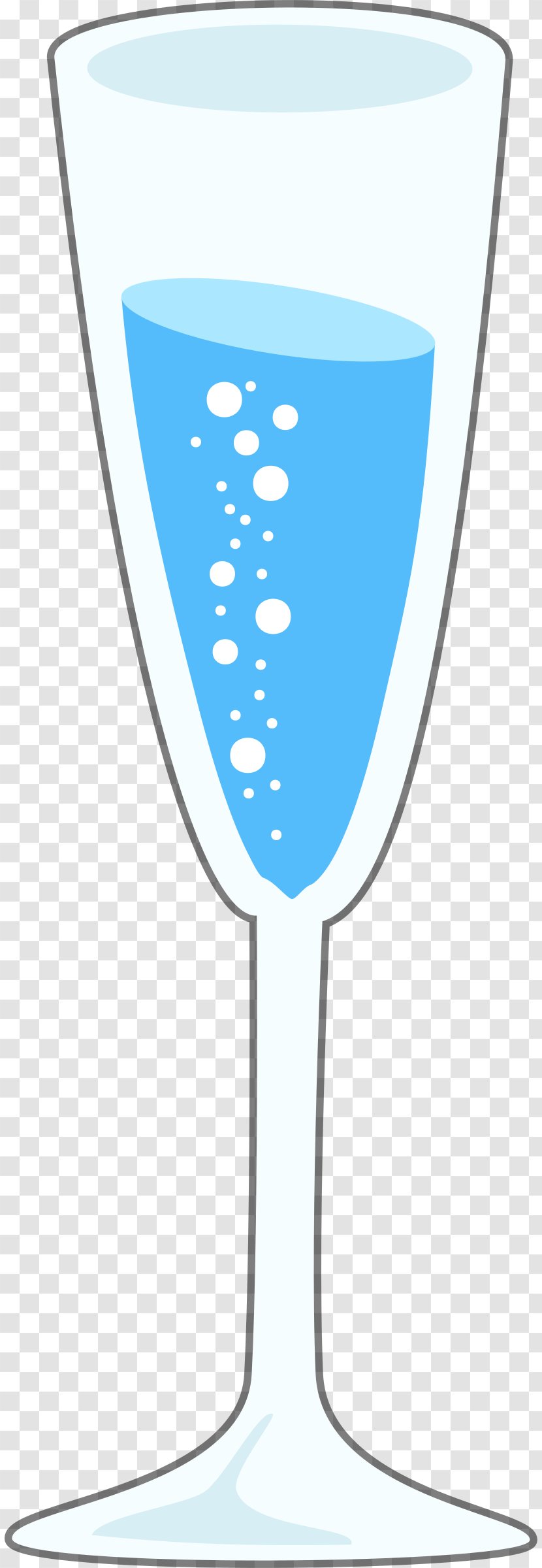 Carbonated Water Champagne Glass Clip Art - Drinking - Sparkling Transparent PNG