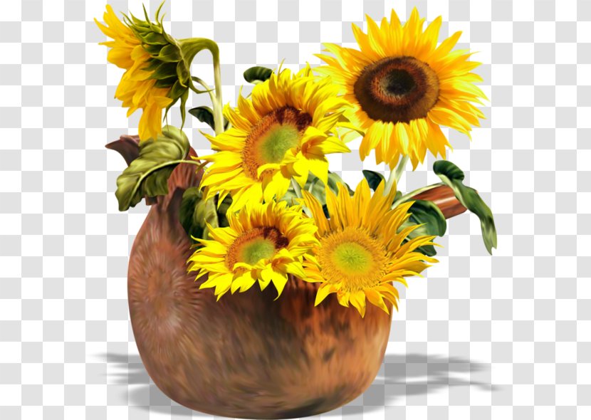 Common Sunflower Sunflowers Clip Art - Flower Pattern Transparent PNG
