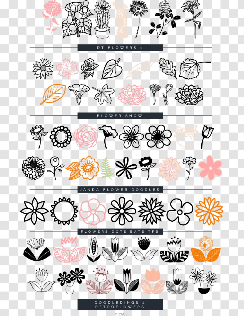 Flower Clip Art Drawing Design Illustration Transparent PNG