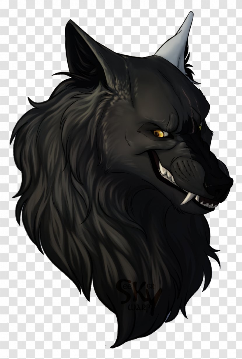 Werewolf Canidae Dog Snout Whiskers - Wolf Tattoo Transparent PNG
