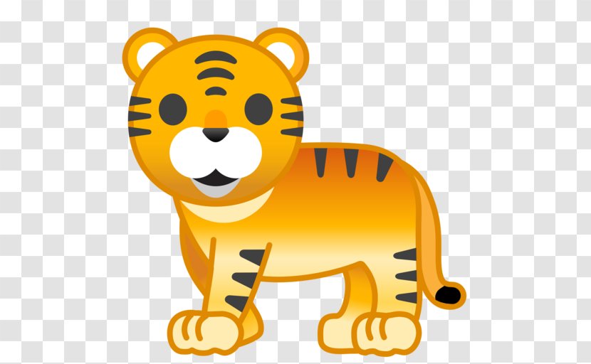 Emoji Game Noto Fonts Google Emojipedia - Animal Figure - Climbing Tiger Transparent PNG