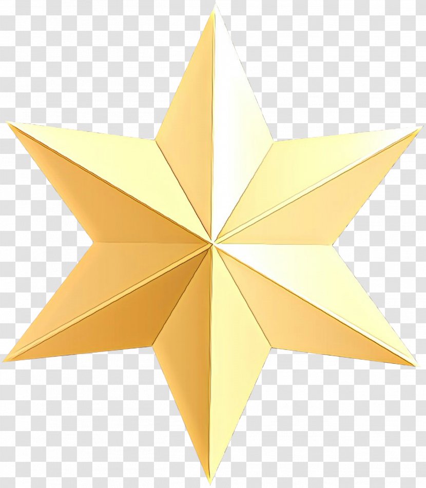 Yellow Star - Art - Wheel Transparent PNG