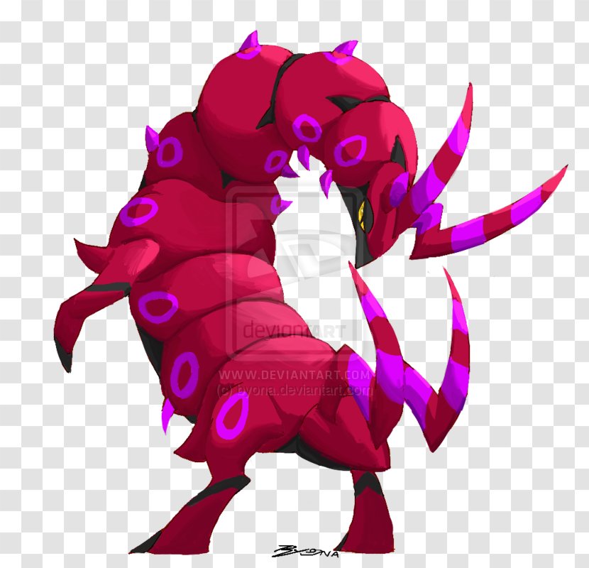 Pokémon Ultra Sun And Moon GO X Y Scolipede - Rose Order - Animals Draw Transparent PNG