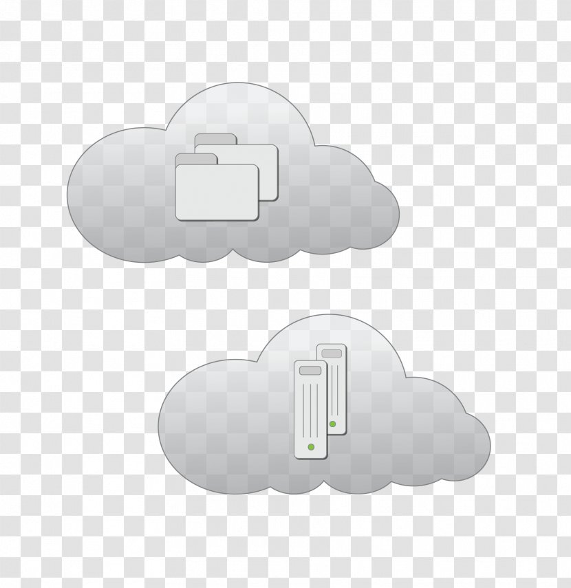 Cloud Computing Download - Grey - Science And Technology Vector Transparent PNG