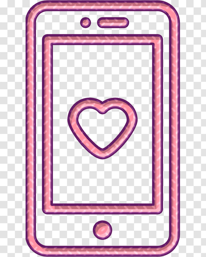 Smartphone Icon App Icon Romance Icon Transparent PNG