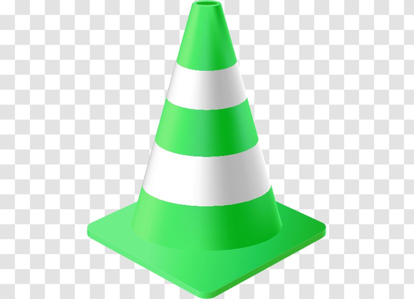 Traffic Cone Green Road Safety Transparent PNG