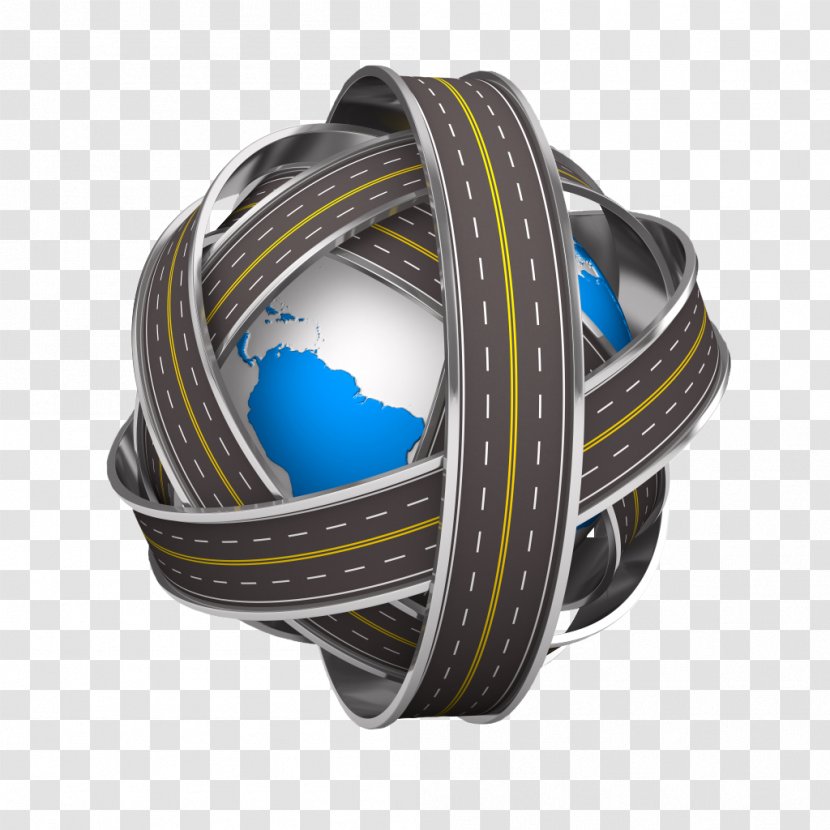 Globe Road Stock Photography Illustration - Gravel - Earth Transparent PNG