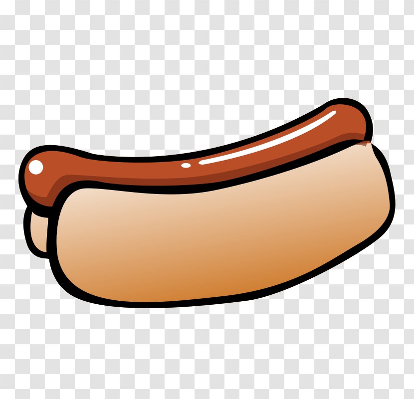 Hot Dog Hamburger Chili Fast Food Barbecue - Peach - Party Cliparts Transparent PNG