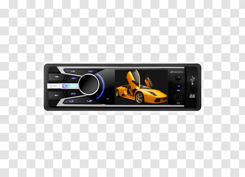 Sansui Electric Vehicle Audio Loudspeaker Radio Receiver Tuner - Consumer Electronics - Panasonic Transparent PNG