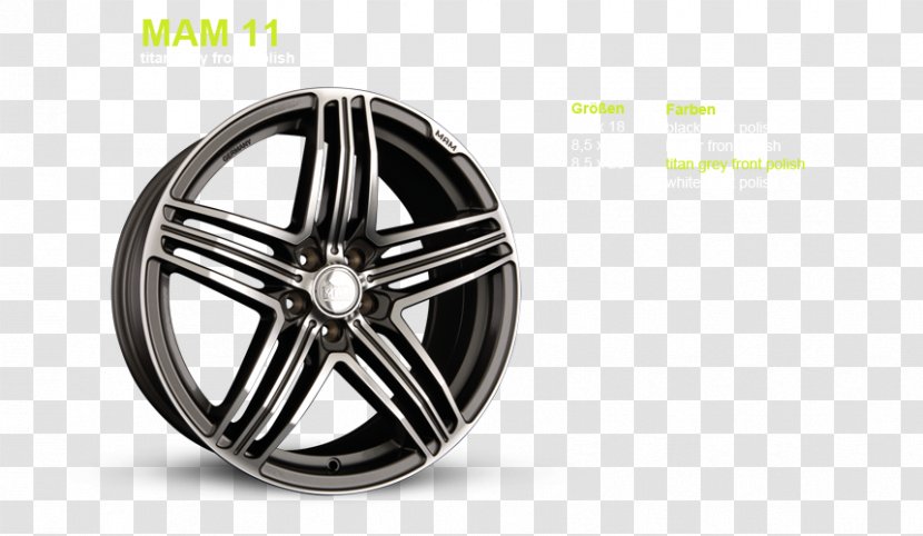 Alloy Wheel Car Rim Tire Autofelge - Hankook Transparent PNG