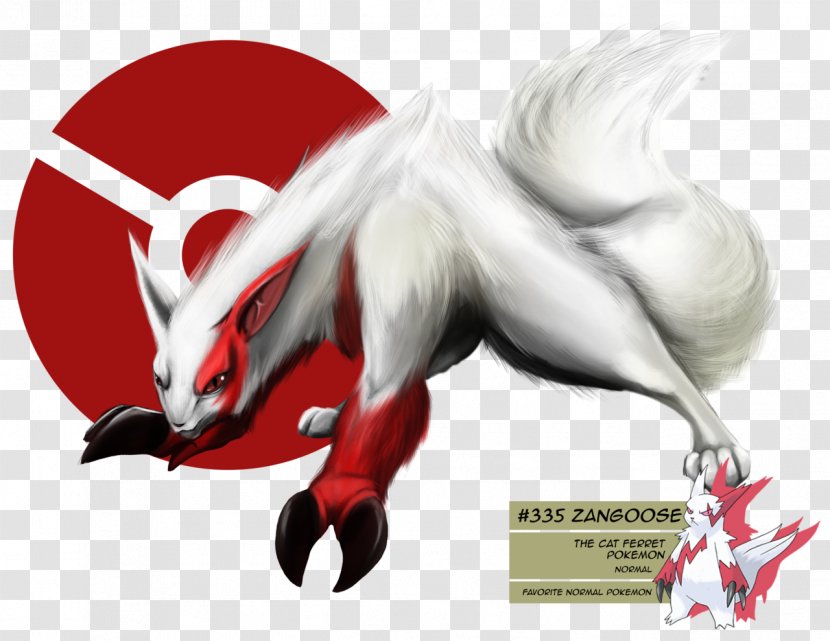 Pokémon GO Vrste Drawing Zangoose - Pok%c3%a9mon Trainer - Pokemon Go Transparent PNG