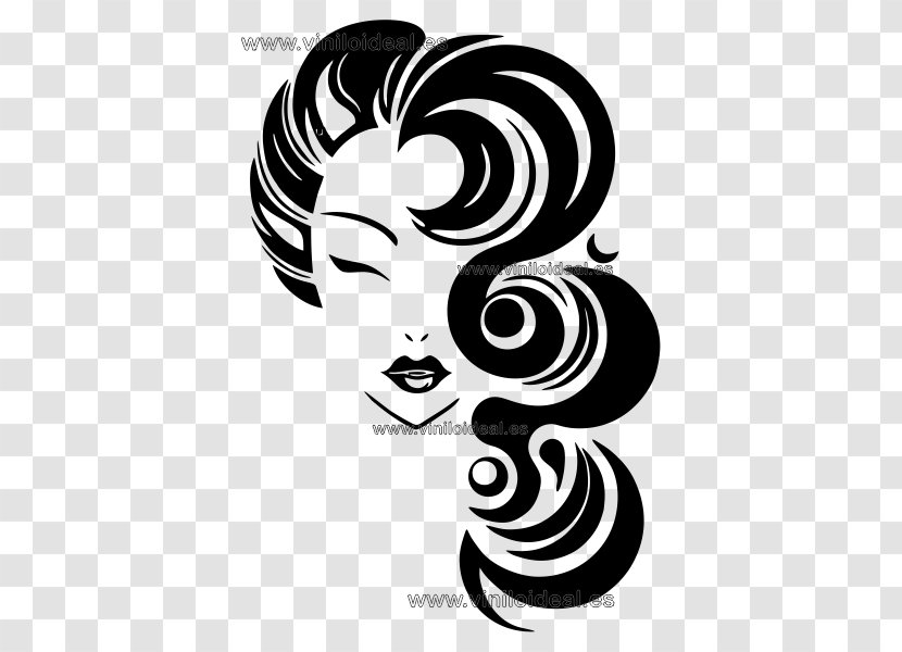 Beauty Parlour Wall Decal Sticker Hairstyle - Hairdresser Transparent PNG