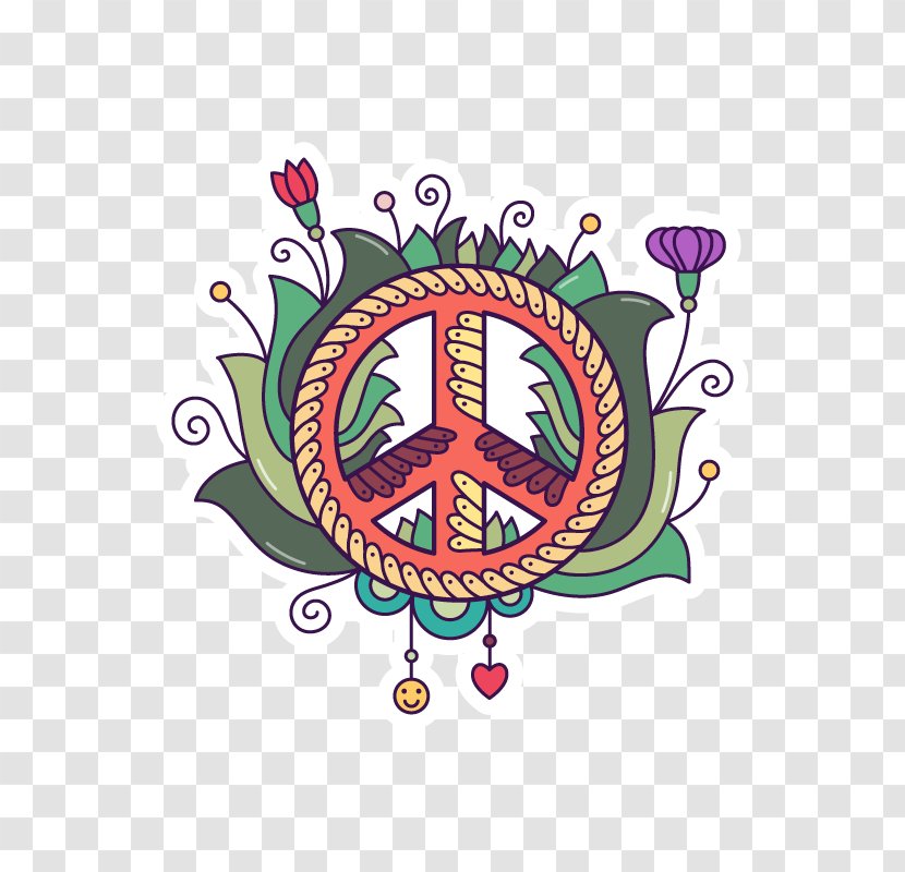 Sticker Car Brand Peace Symbols Tattoo Transparent PNG