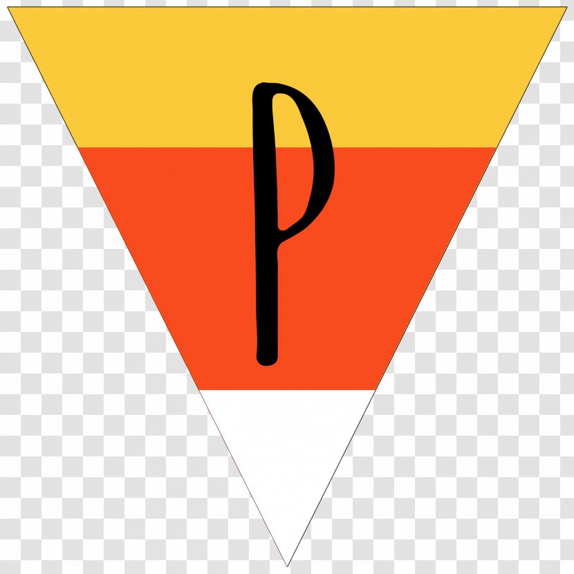 Candy Corn Letter Alphabet Halloween Banner - N - Páscoa Transparent PNG