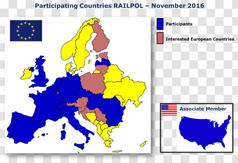 European Union Map Germany France Country - World Transparent PNG