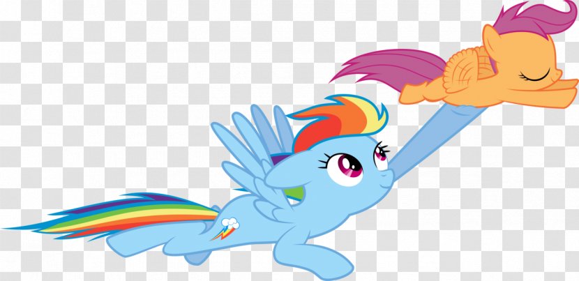 Rainbow Dash Pinkie Pie Pony Clip Art Scootaloo - Wing - Powerstroke Vector Transparent PNG