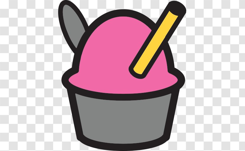 Shaved Ice Emoji Shave SMS Clip Art - Pink Transparent PNG