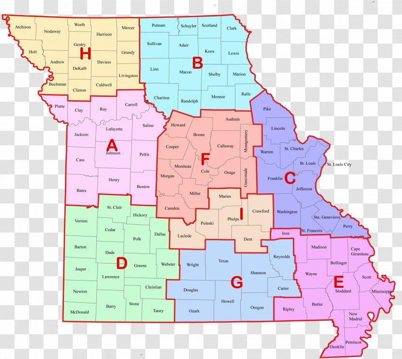 Map Missouri State Highway Patrol Troop Safety Center Administrative Office Region - Dipping Tobacco - Public Morality Propaganda Transparent PNG