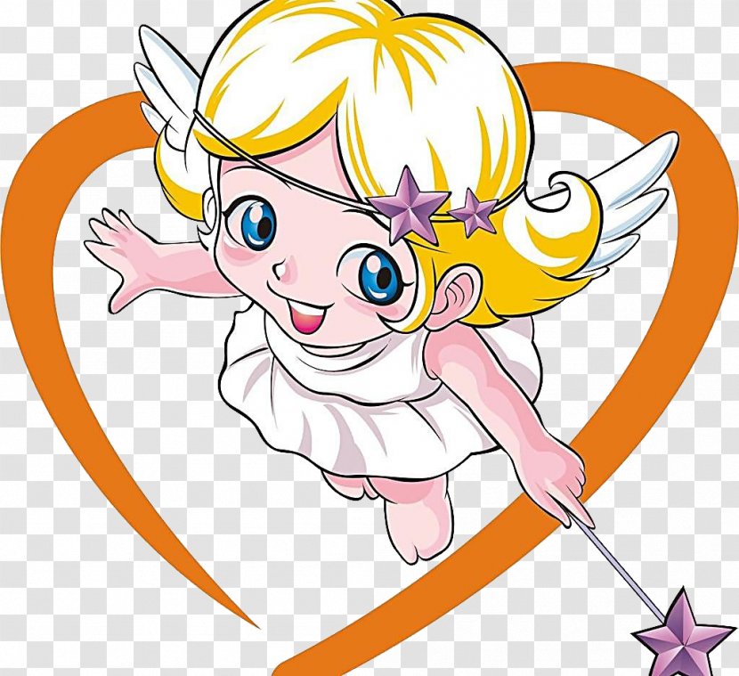 Comics Cartoon - Frame - Angel Transparent PNG