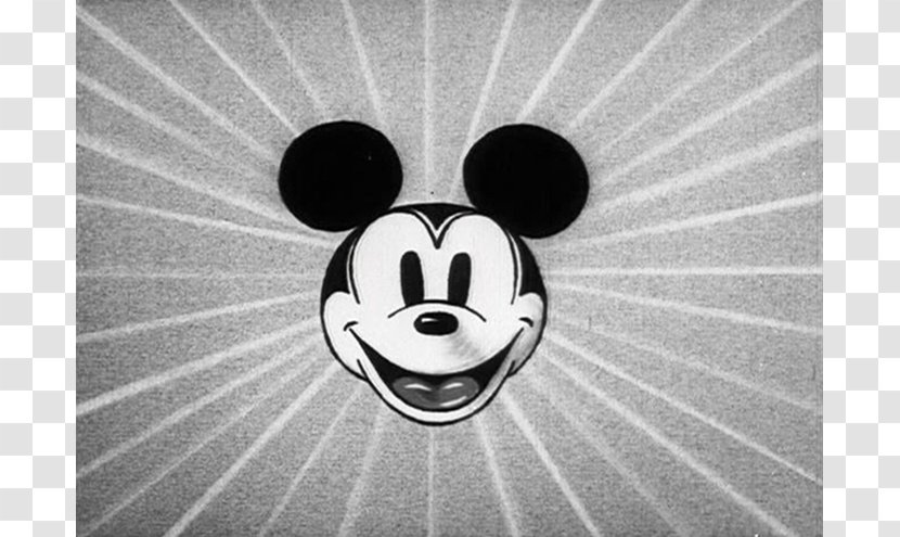 Mickey Mouse Computer The Walt Disney Company Animated Cartoon Animation - Smile - Black And White Transparent PNG