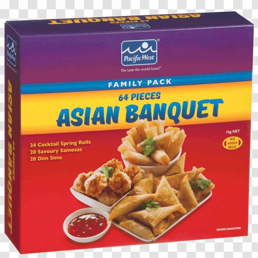 Asian Cuisine Samosa Stuffing Spring Roll Food - Recipe Transparent PNG