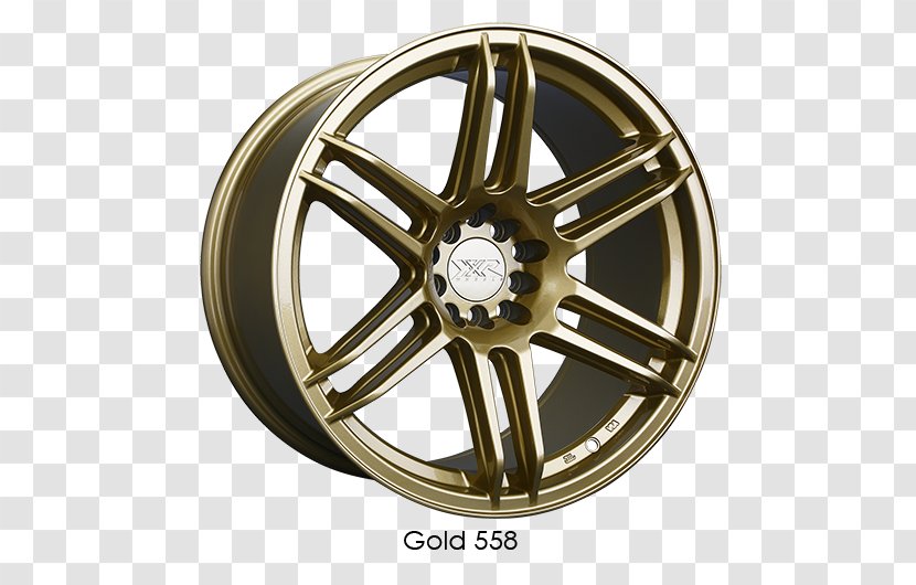 Car Rim Wheel Sizing Tire - Gold Number One Transparent PNG