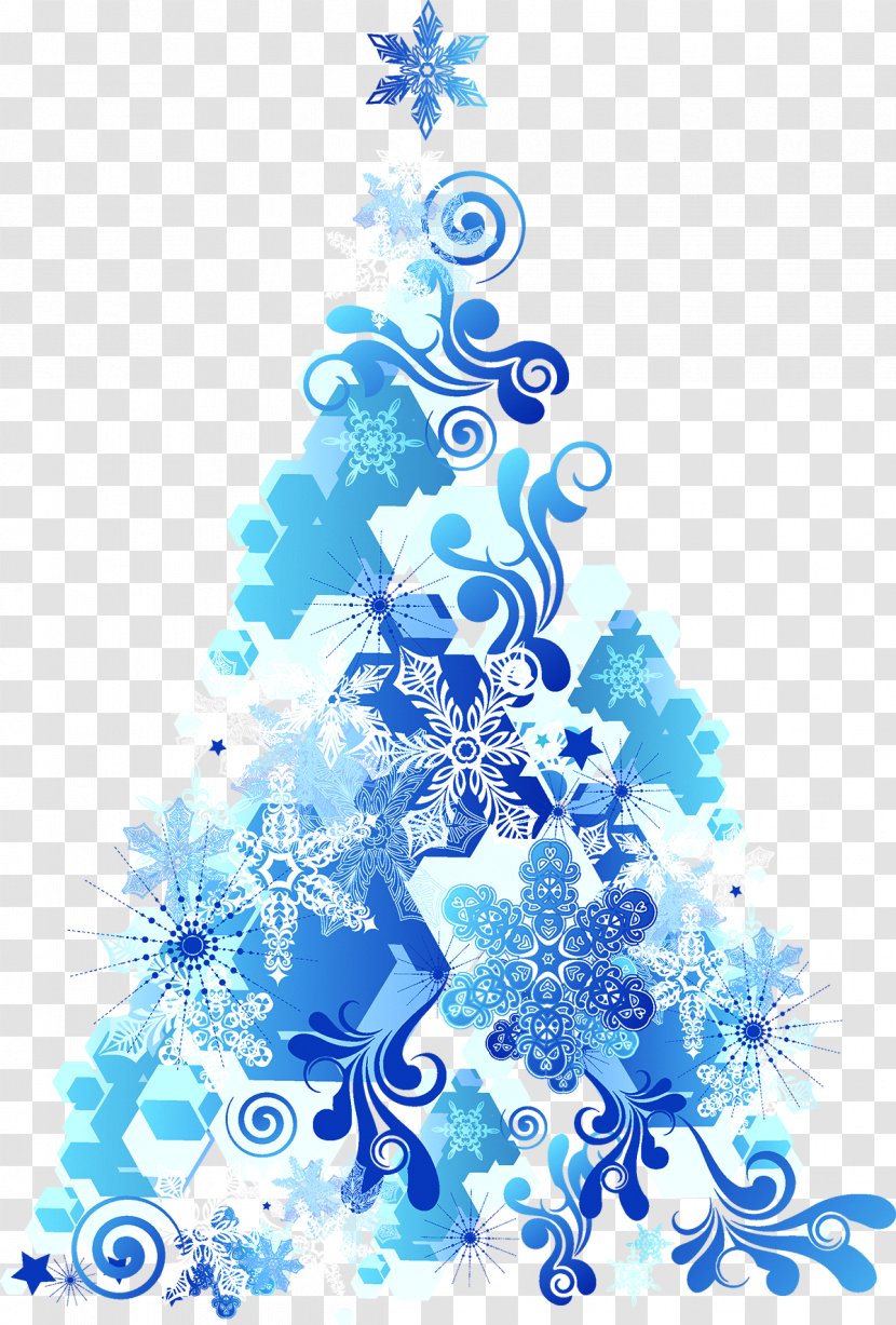 Christmas Tree Snowflake Transparent PNG