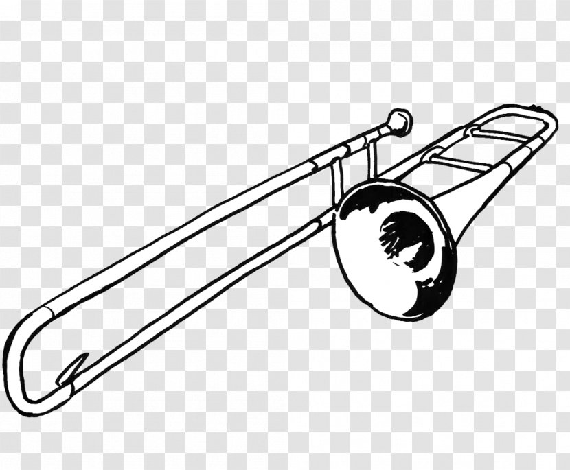 Types Of Trombone Car Trumpet Mellophone Bugle - Wind Instrument Transparent PNG