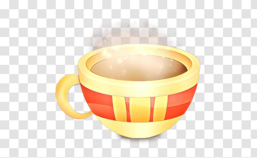 Coffee Cup - Yellow - Serveware Mug Transparent PNG