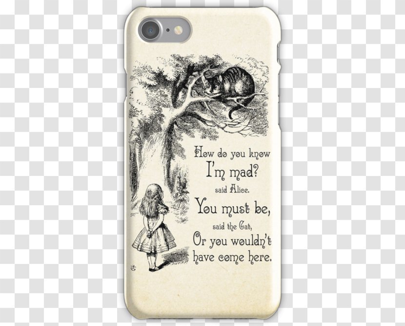 Cheshire Cat Alice's Adventures In Wonderland Mad Hatter Quotation Transparent PNG