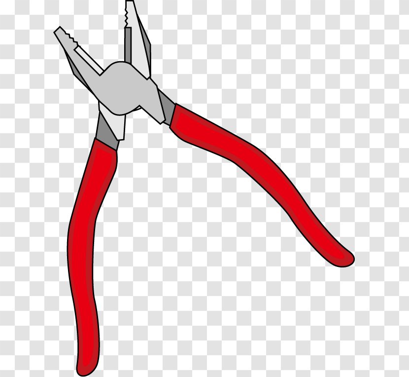 Lineman's Pliers Clip Art - Arm - Plier Transparent PNG