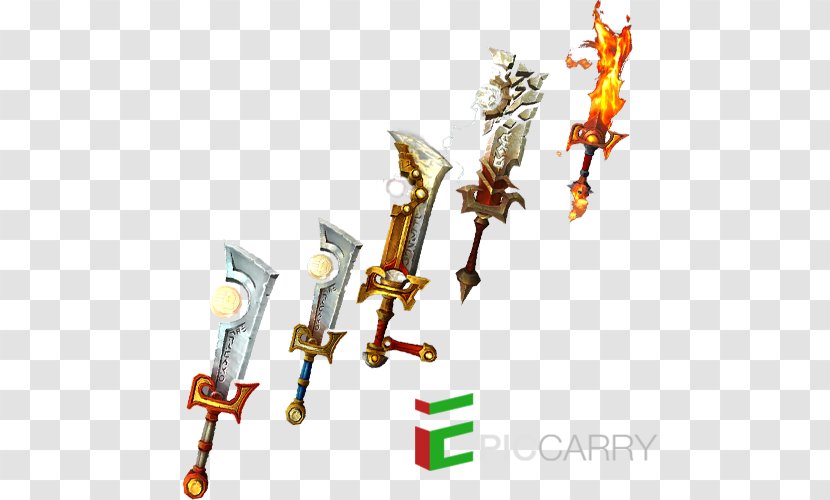 World Of Warcraft Weapon Blizzard Entertainment Artifact Combat - Carrying Weapons Transparent PNG