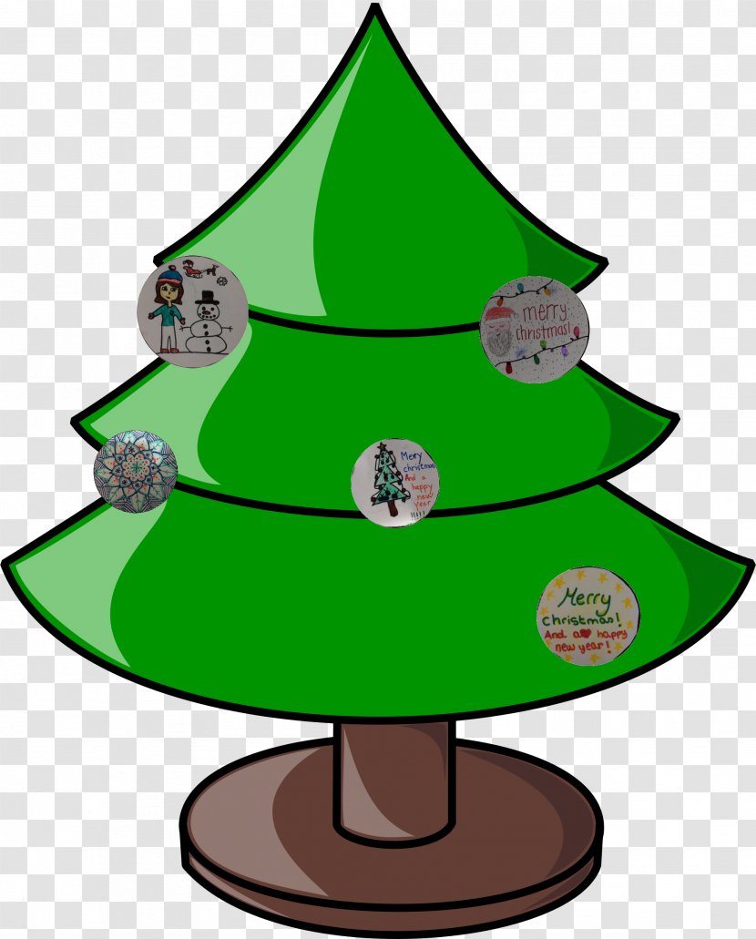 Clip Art Christmas Tree Openclipart Day - Cartoon Transparent PNG