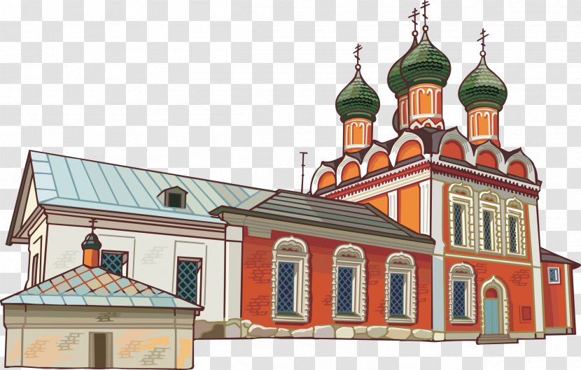 Vysokopetrovsky Monastery Temple Clip Art - Building - Castle Transparent PNG