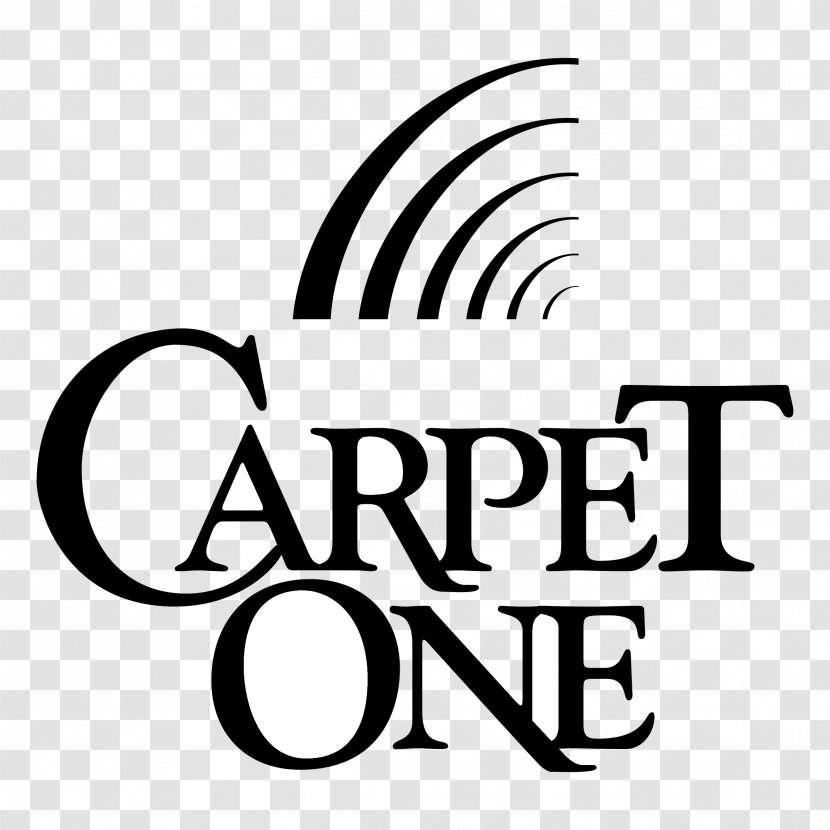 Carpet One & Tiles Cleaning Logo - Black And White Transparent PNG